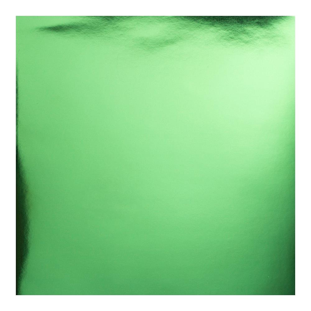 Green Foil Cardstock 12x12 - Bilde 1