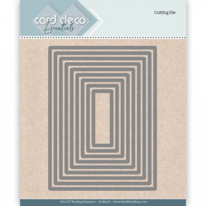 Card Deco Essentials Dies - Nesting Rectangle - Bilde 1