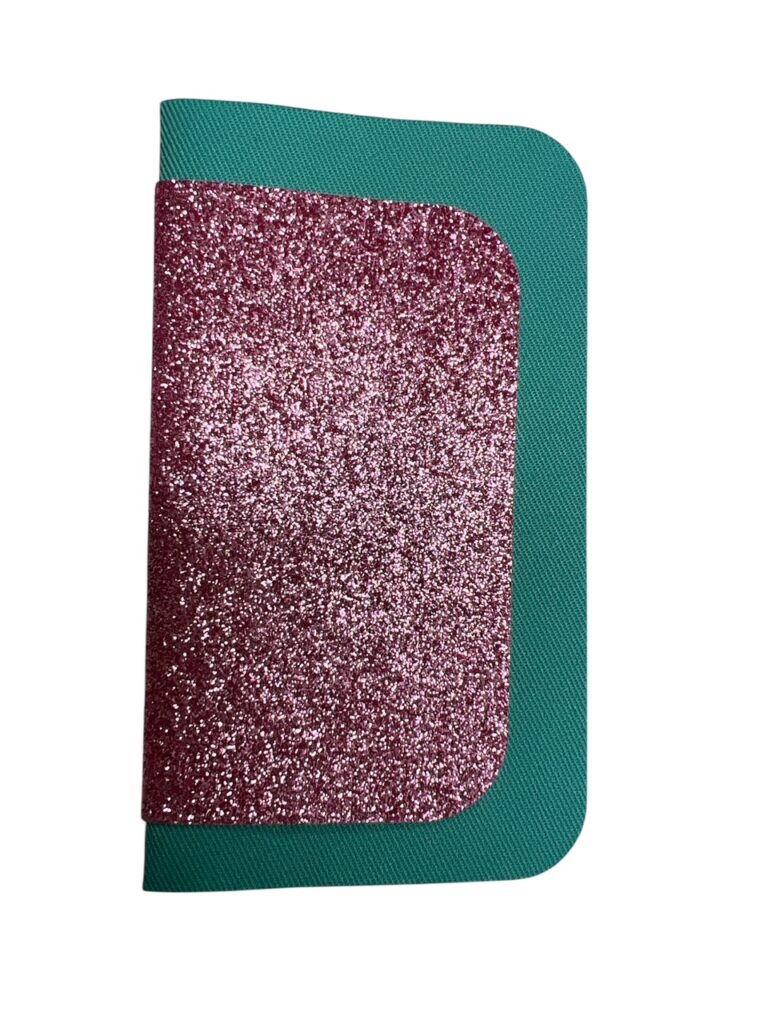 Bondex strykelapp Glitter & Twill - Rosa & Mint