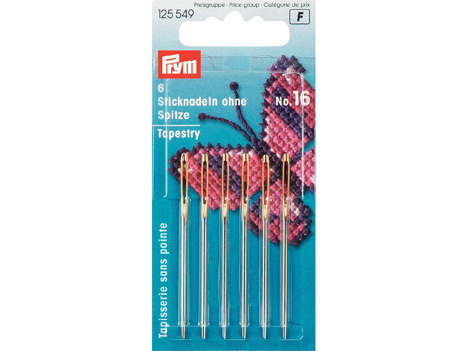 Prym Broderinåler – Butt No. 16 – 6stk - Bilde 1