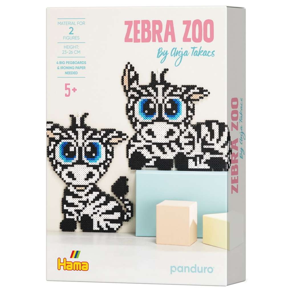 Hama-sett - Zebra Zoo By Anja Takacs - Bilde 1