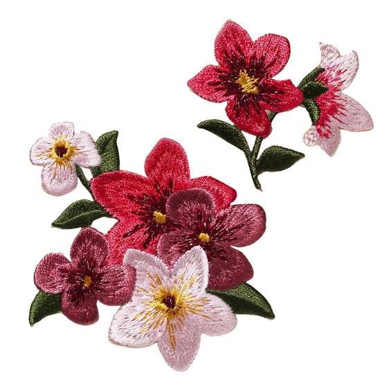 Strykemerke Blomster røde