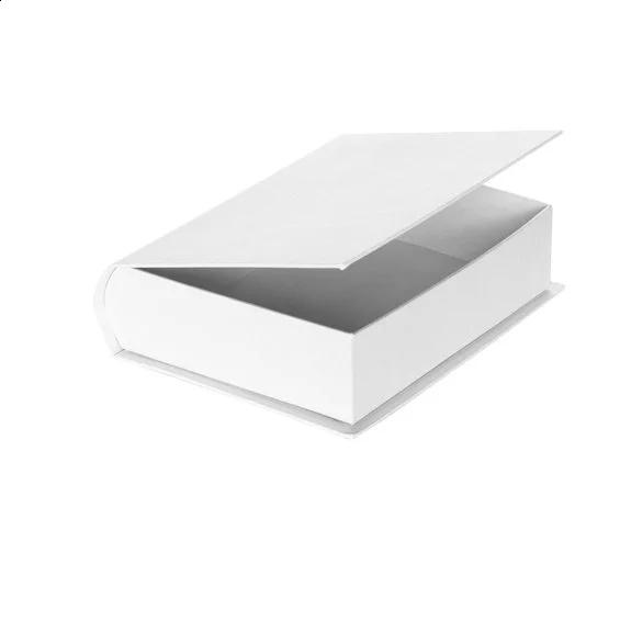 8326.jpg Pappeske Bok Hvit mellomstor