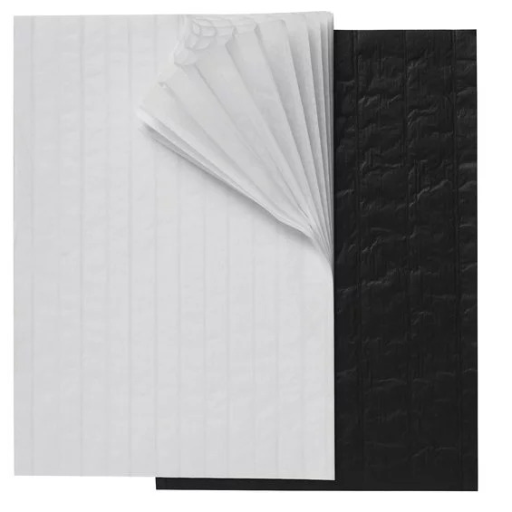 8384.jpg Trekkspillpapir 2p hvit/svart