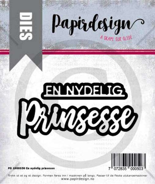 Papirdesign Dies En nydelig prinsesse