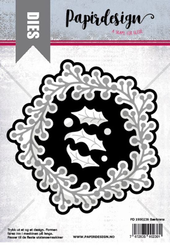 Papirdesign Dies - Bærkrans
