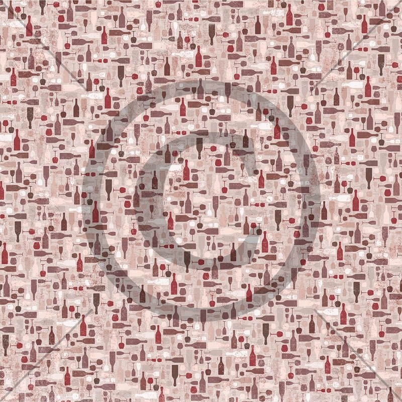 Papirdesign - Mens vi venter - Vinflasker - Bilde 1