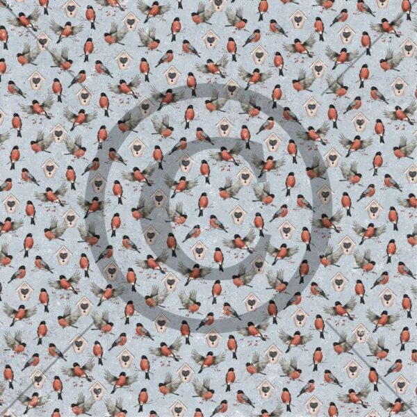 Papirdesign En himmel full av dompapp