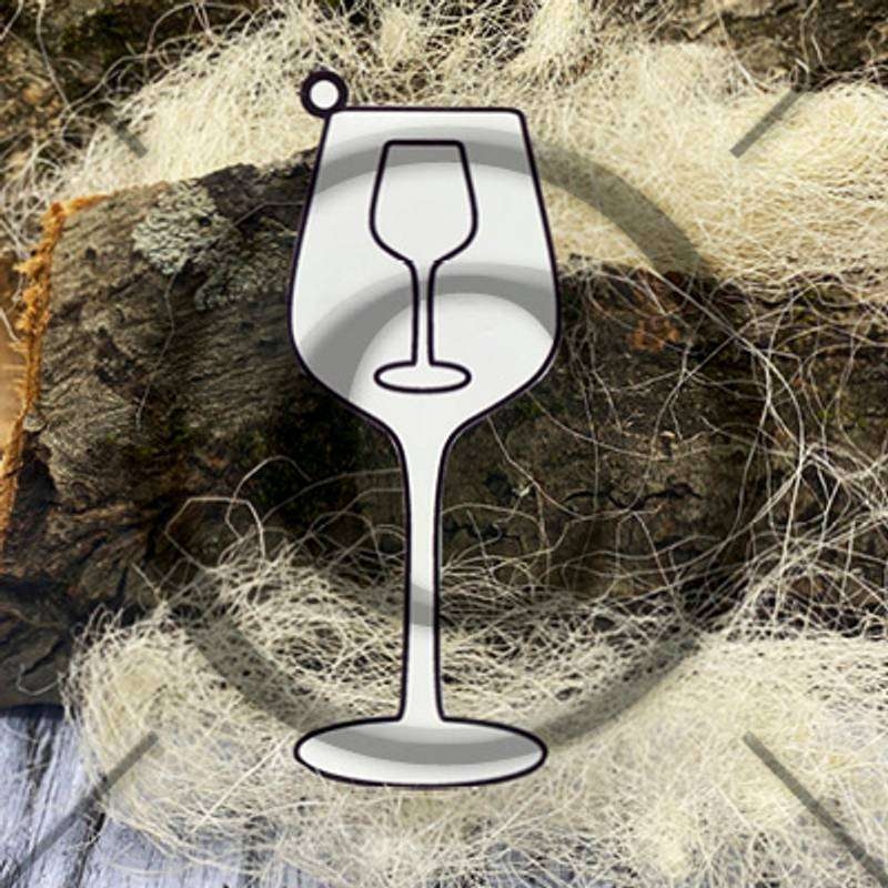 Papirdesign Dies - Rødvinsglass - Bilde 1