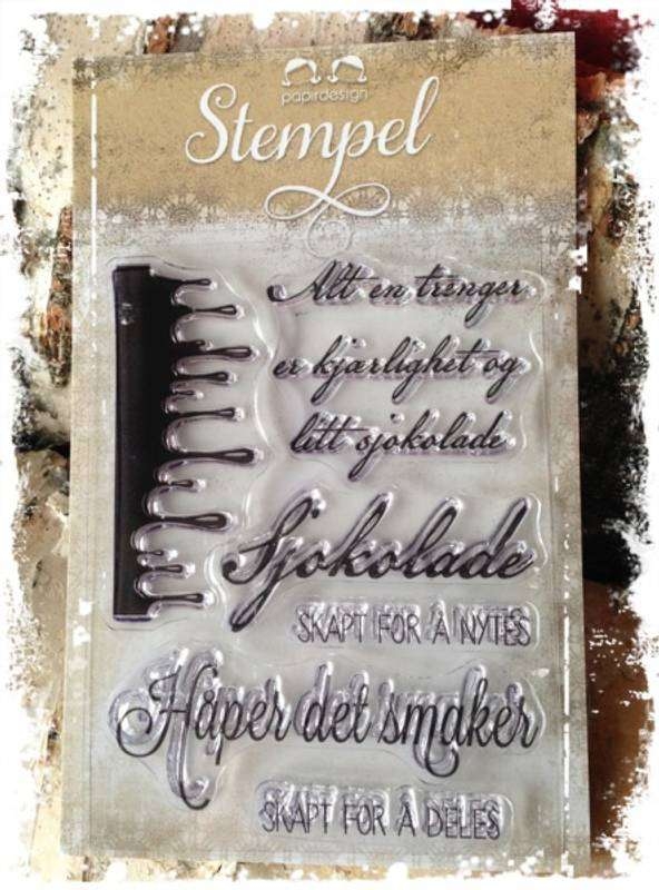 Papirdesign Stempel Sjokolade