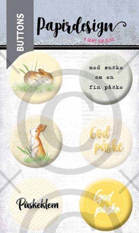 Papirdesign buttons Påske 2