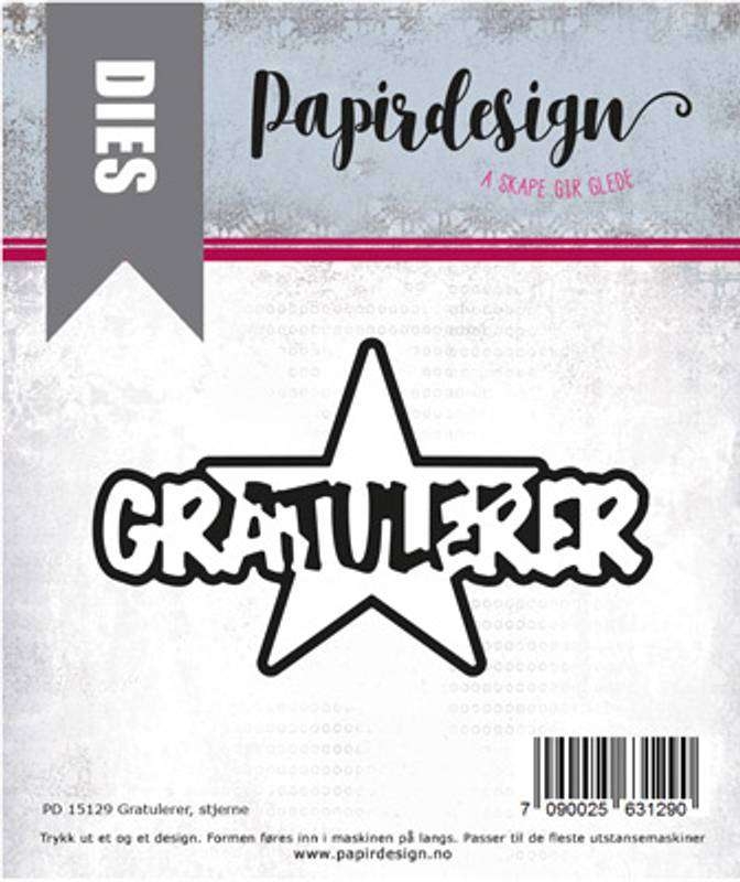 Papirdesign Dies - Stjerne - Bilde 1