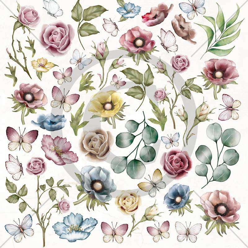 Papirdesign - Verdifull -  Blomsterklipp - Bilde 1