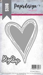 Papirdesign Dies- Hjerte 4