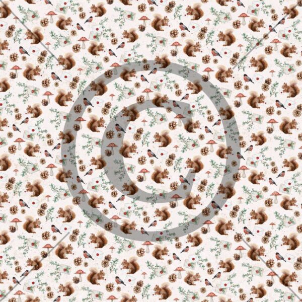 Julestemning - Ekorn og Dompapp