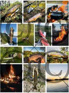 Papirdesign Motivark Fiskemotiv