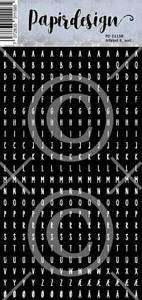 Papirdesign Klistremerker Lite alfabet, 6 sort