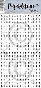 Papirdesign Klistremerker Lite alfabet 5, hvit