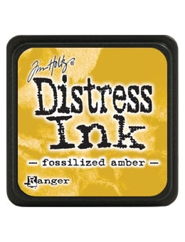 Mini Distress Ink - Fossilized Amber