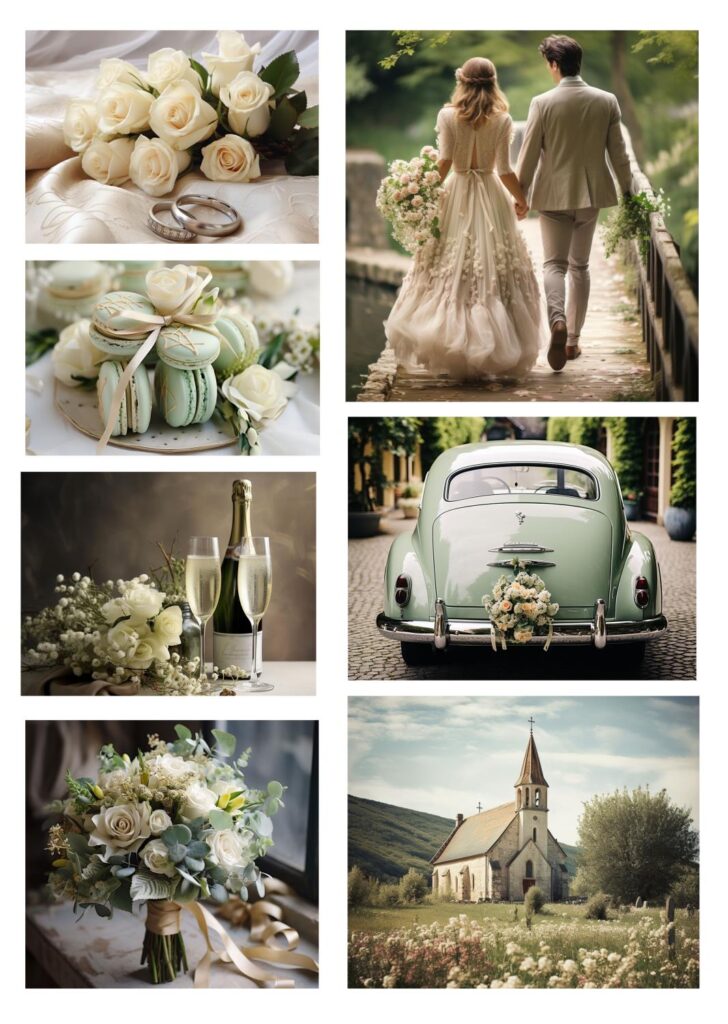 Reprint  Wedding - A4 Klippeark