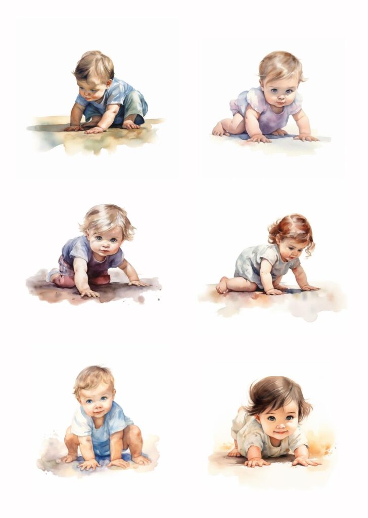 Reprint Baby - A4 Klippeark