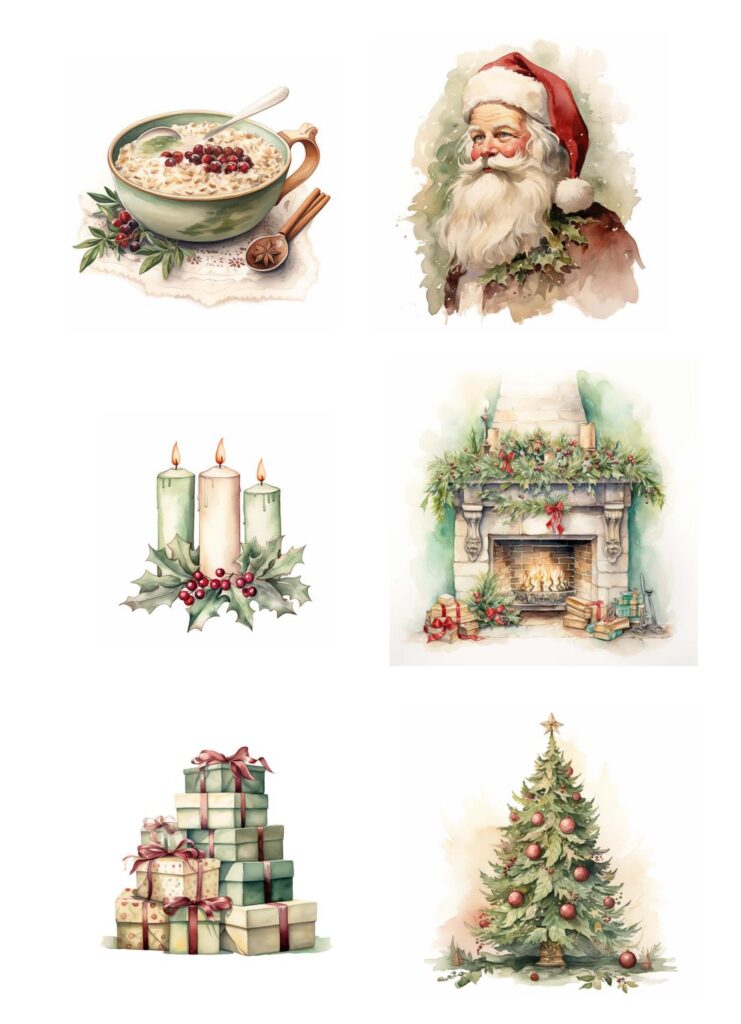 Reprint Christmas Time - A4 Klippeark