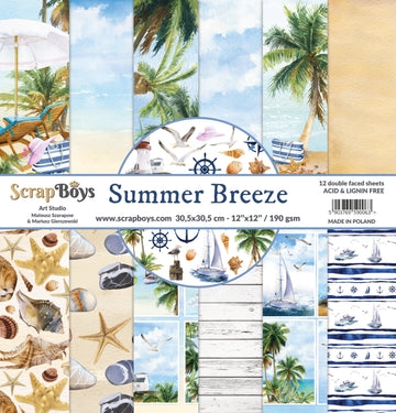 ScrapBoys Summer Breeze 08 12x12 Blokk