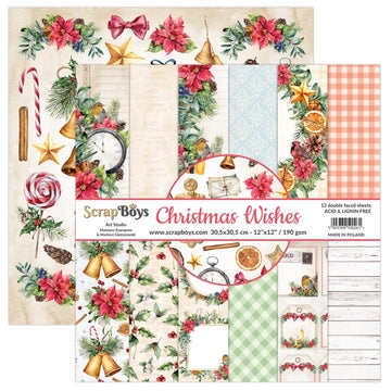 ScrapBoys Christmas Wishes 08 12x12 Blok