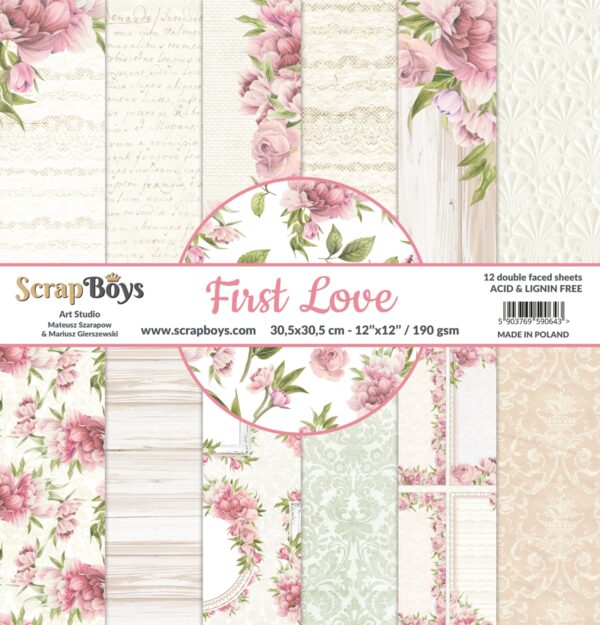 ScrapBoys First Love 08 12x12 Blokk