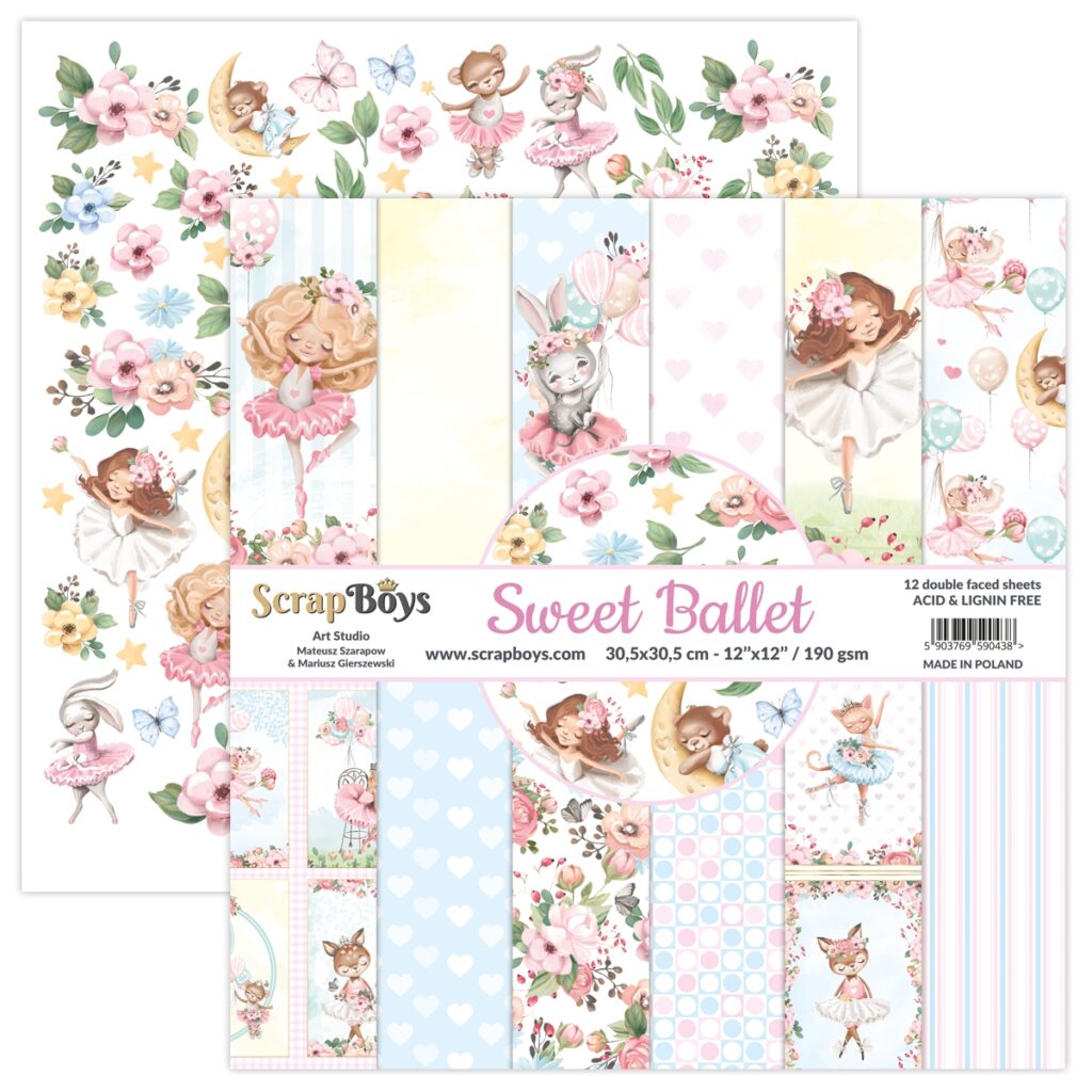 ScrapBoys Sweet Ballet 08 12x12 Blokk