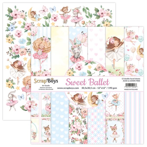 ScrapBoys Sweet Ballet 08 12x12 Blokk