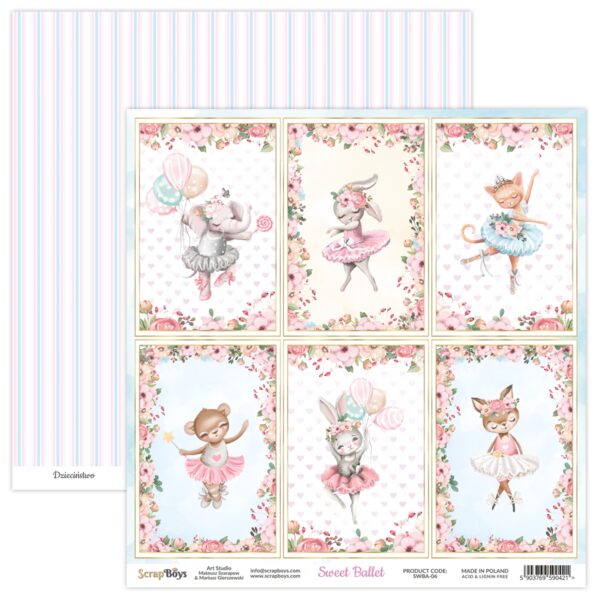 ScrapBoys Sweet Ballet 06 bildeark