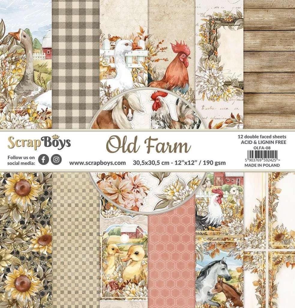 ScrapBoys Old Farm 08 12x12 Blokk - Bilde 1