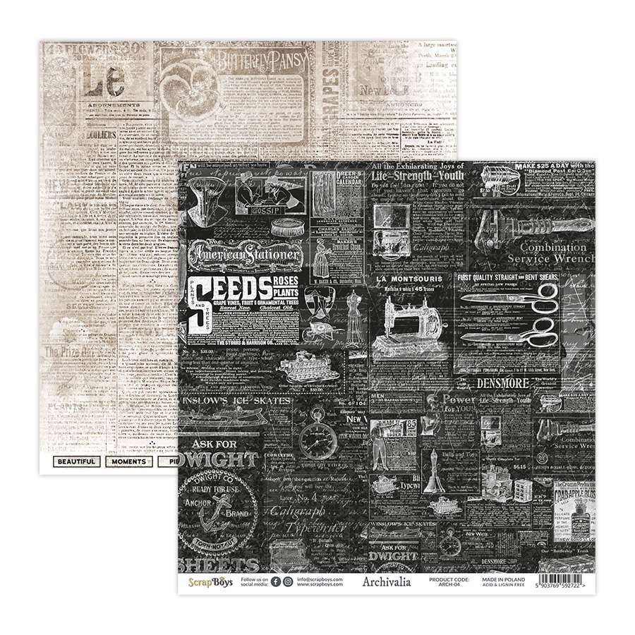 ScrapBoys Archivalia ARCH-04 - Bilde 1