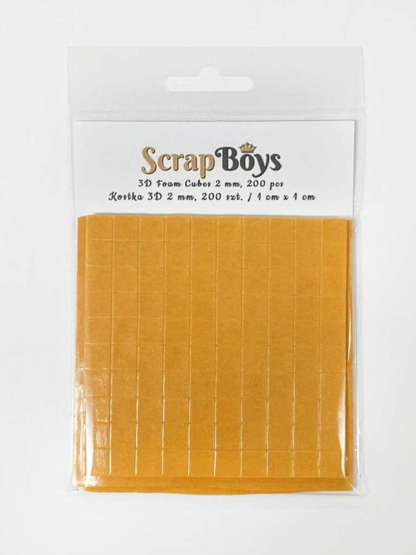 3D Foam cubes 1mm, 200pc