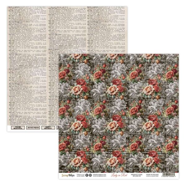 ScrapBoys Lady in Red SB-LARE-04