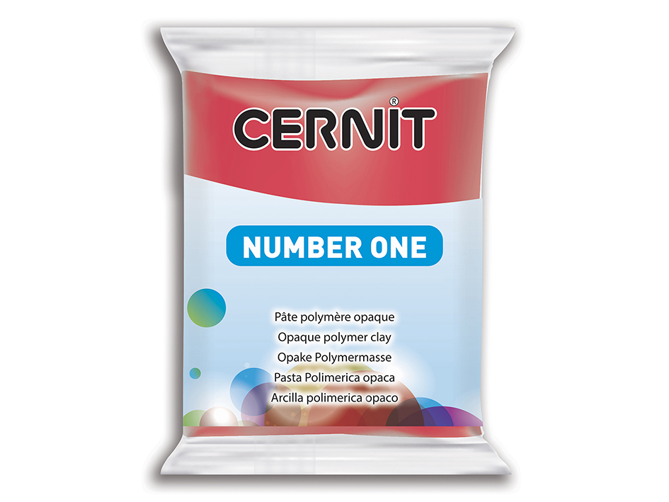 Cernit Number One 56g – 463 Julerød - Bilde 1