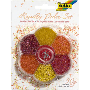 Folia Perlesett Gul/Rød - Bilde 1