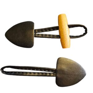 Knapp  2 hulls, Duffel knapp 40mm Sort - Bilde 2