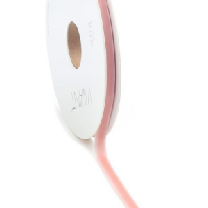 Fløyelsbånd Lys Rosa 9mm - Bilde 1