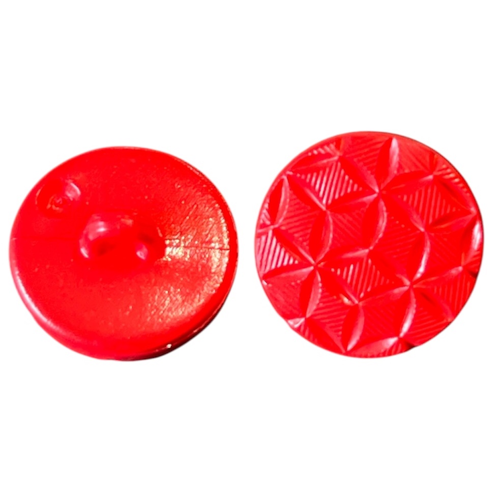 Knapp med Øyefeste 13mm Rød - Bilde 1