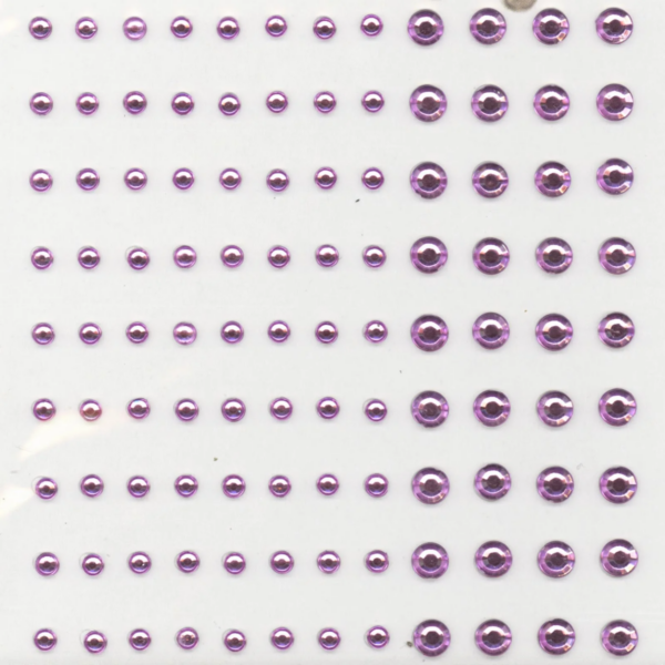 Vaessen Creative Strass Selvklebende 3-5mm Lys Rosa