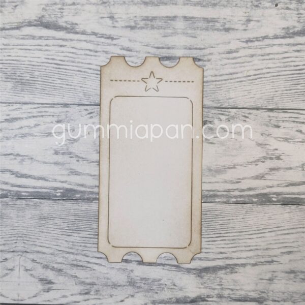 17253.jpg Gummiapan Die Stor billett med stjerne