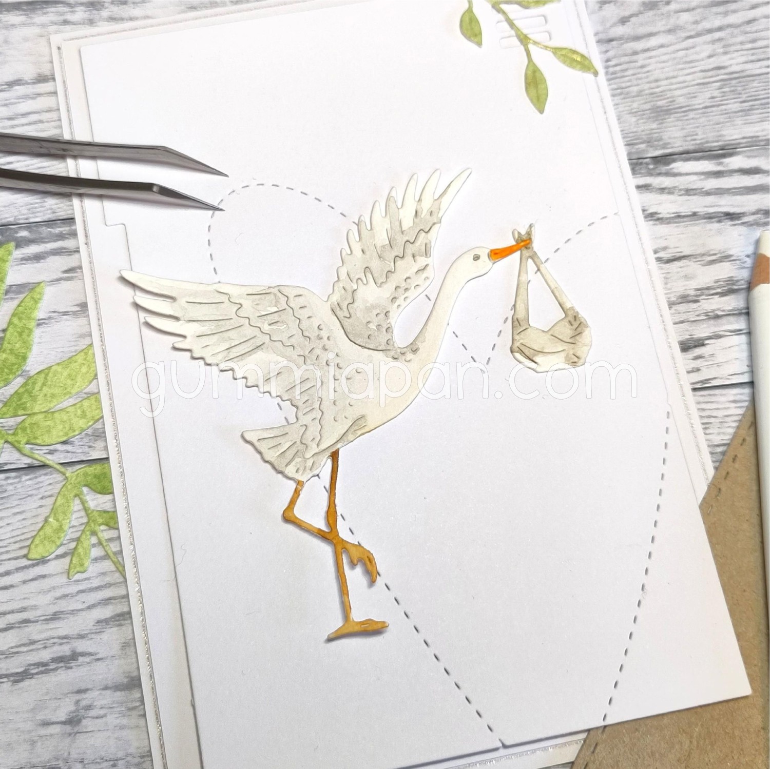 Gummiapan Dies Stork - Bilde 1