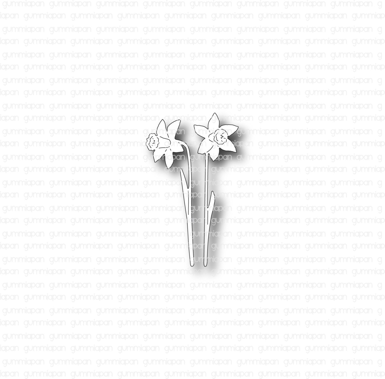 Gummiapan Dies Små Påskeliljer - Bilde 1