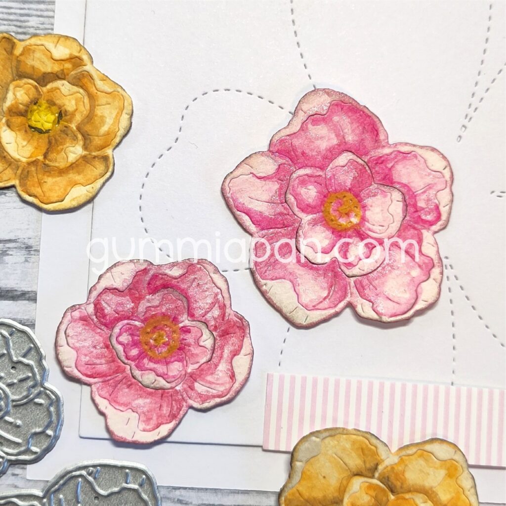 Gummiapan Die Romantiske Blomster