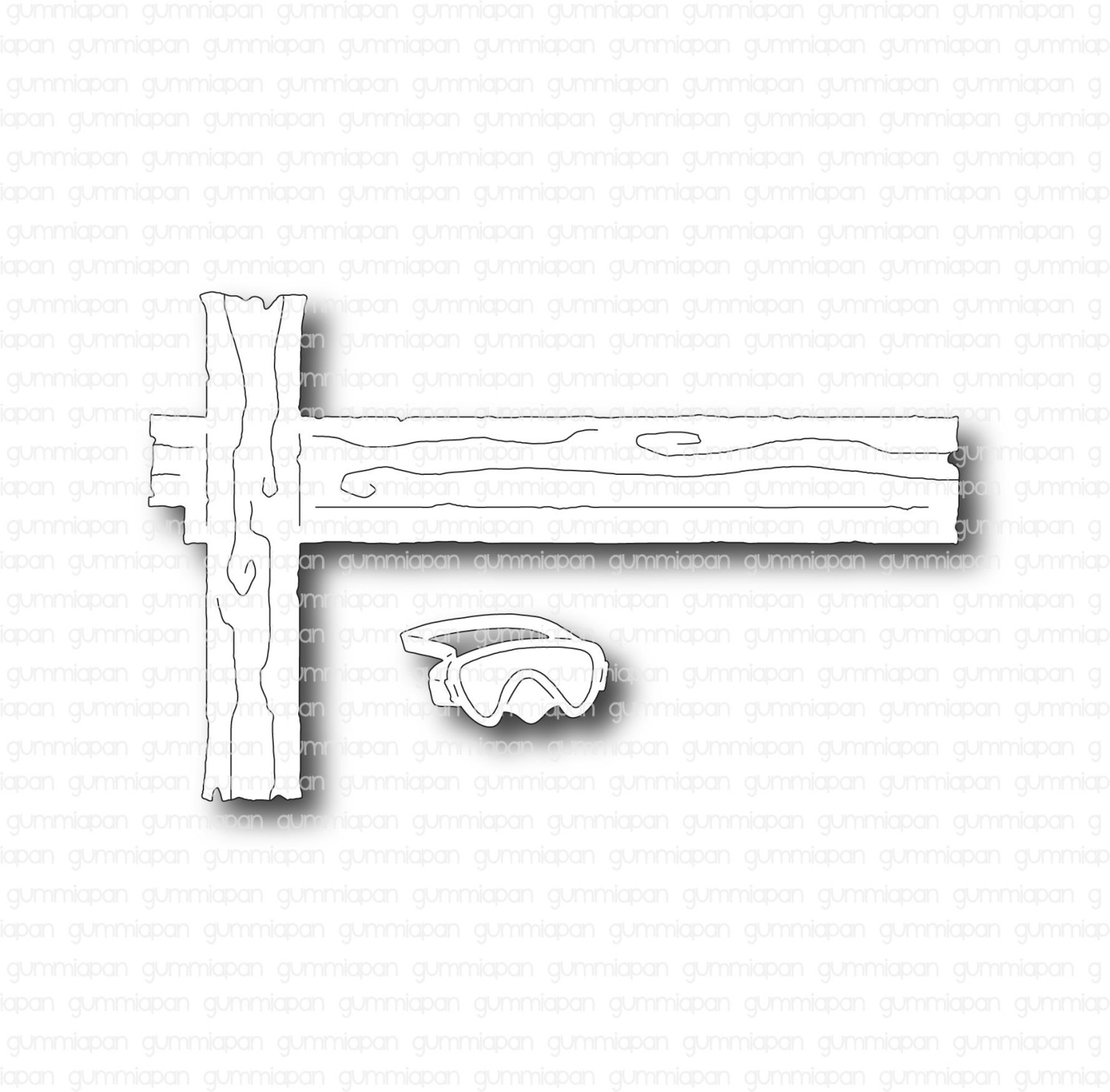 Gummiapan Die Brygge og Dykkemaske - Bilde 1