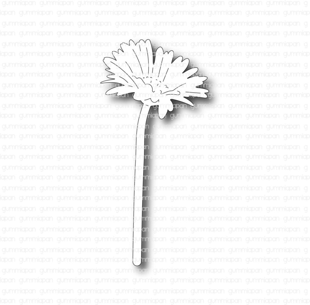 Gummiapan Dies Gerbera fra siden