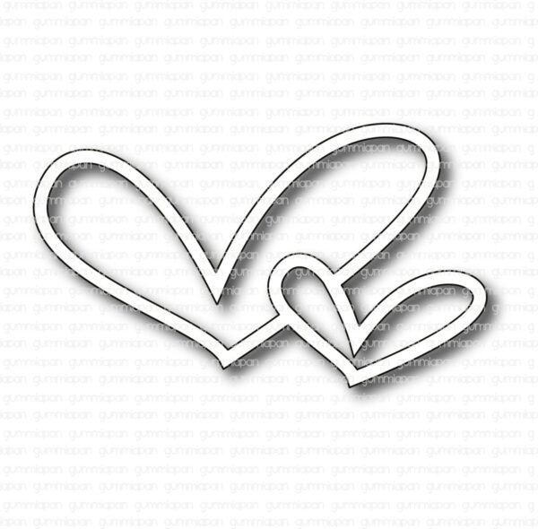 17631.jpg Gummiapan Dies Dobbelt Hjerte