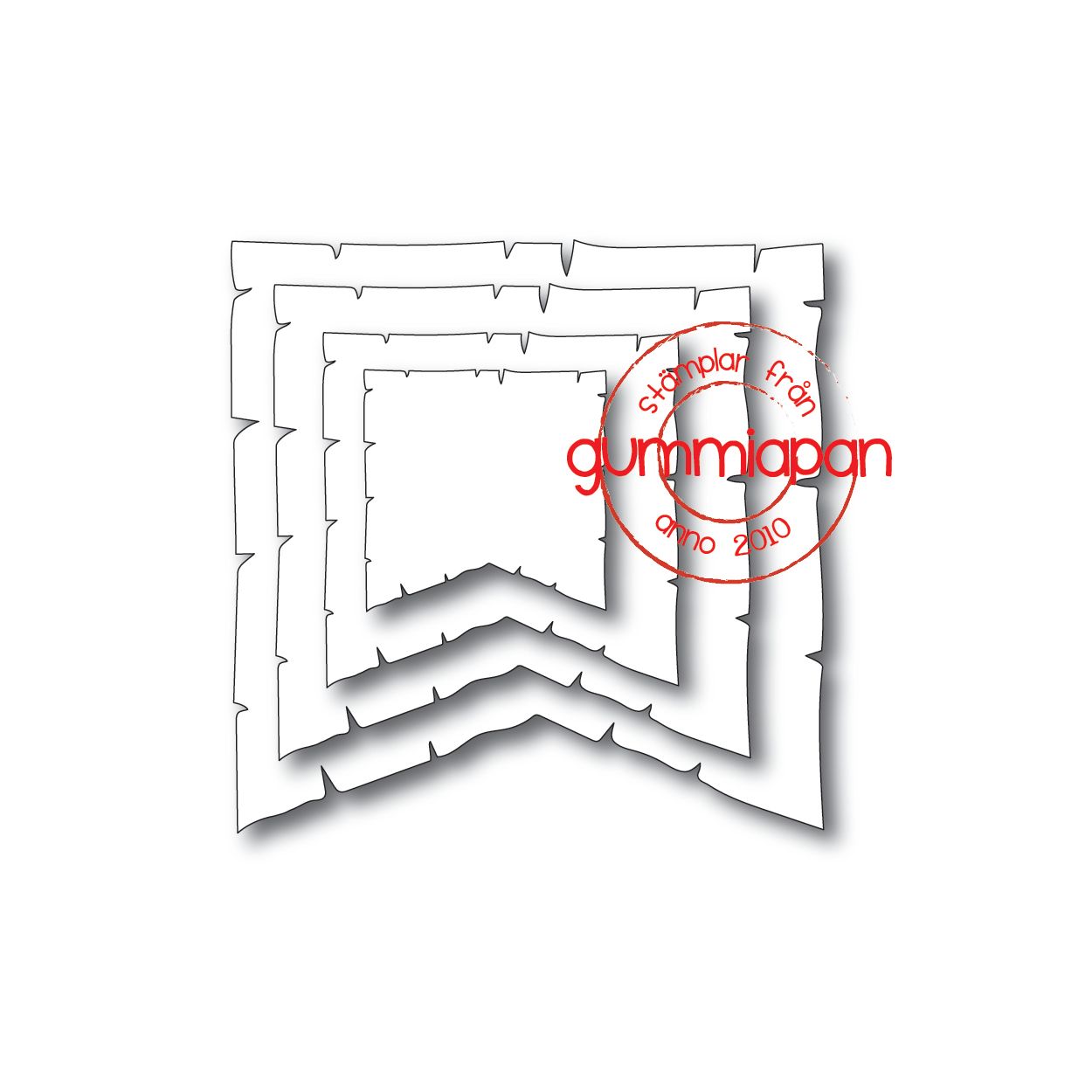 Gummiapan Die Gammel Banner - Bilde 1